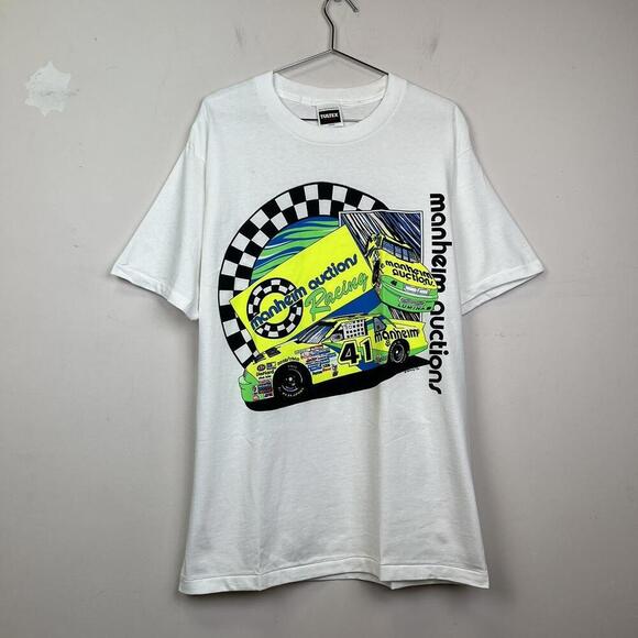 Tultex Other - Vintage Manheim Auctions Racing T-Shirt 90s